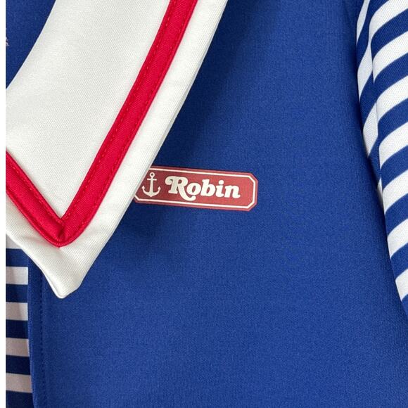 Hot Topic Stranger Things Robin Scoops Ahoy Halloween Costume Dress Size Medium - Picture 3 of 8